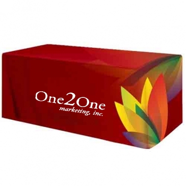 All Over Dye Sub Table Cover - fitted poly 4-sided, fits 6' table