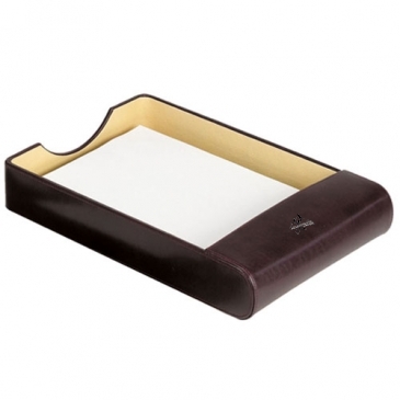 Leather Desktop Paper Tray (bellino)