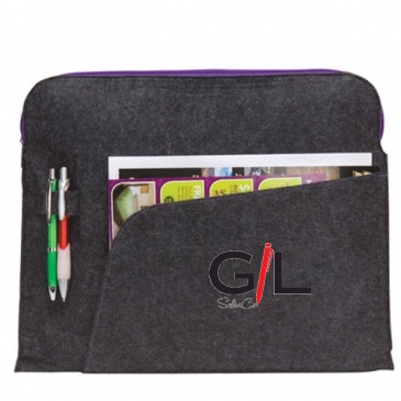 Felt Laptop Sleeve W/ Pocket
