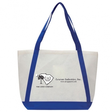 Felt Tote With Contrast Color Strap