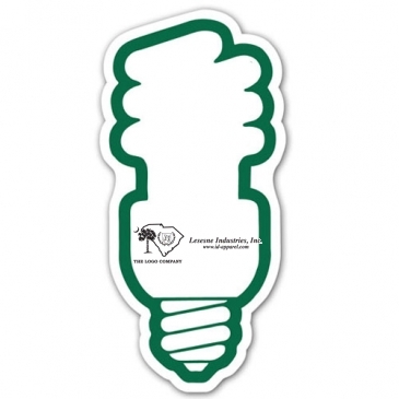 Go Green Fluorescent Lightbulb Magnet