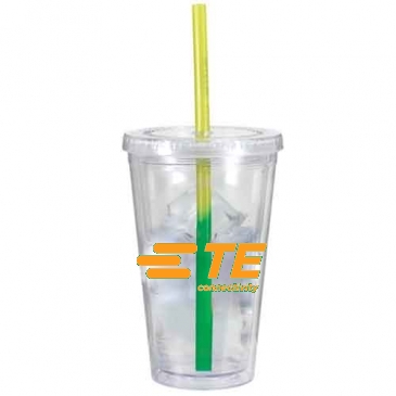 16oz. Victory Acrylic Tumbler W/ Mood Straw