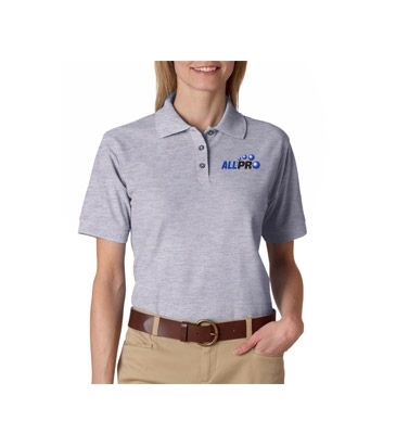 UltraClub Ladies' 5.6-oz. Whisper Pique Blended Polo