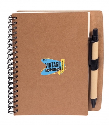 Stone Paper Spiral Notebook with Pen Combo
