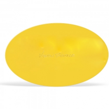 Oval Sticker | 3" x 5" | White Vinyl | Permanent Adh Back | Scree