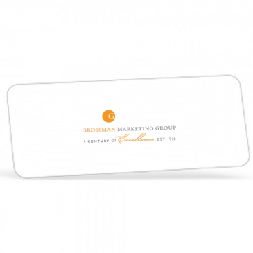 1" x 2 1/2"-Screen Round Corner Rectangle