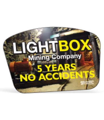 Hard Hat & Helmet Decals -  White, Yellow or Clear Vinyl