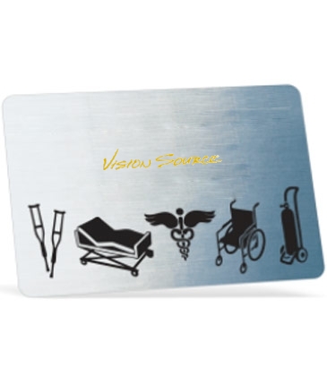 Idento® Identification Decals-Chrome & White Vinyl