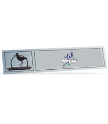 Stock Shape Car-Cals®-Brushed Chrome