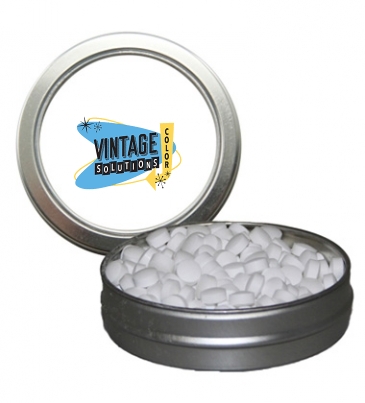 Candy Window Tin Short Round_Sugar-Free Peppermints, Hearts