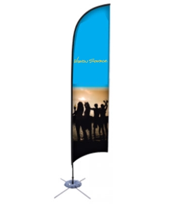 Promotional Flags-17' Feather, Scissor Base