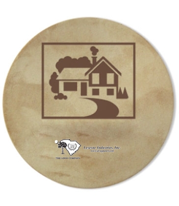 Leather Coasters-3 7/8" Diameter