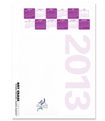 Dry Erase Decals-5 1/2" X 8 1/2"