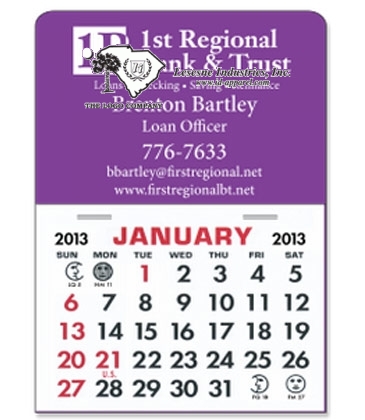 Stick-It! Calendar Pads-1 Month