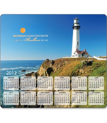 Calendar Mouse Pads-Bkgd O-7 1/2" X 8 1/2"