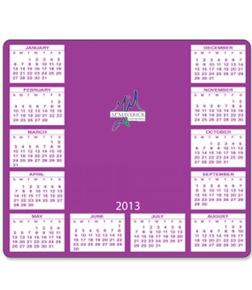 Calendar Mouse Pads-U-Shape-7 1/2" X 8 1/2"