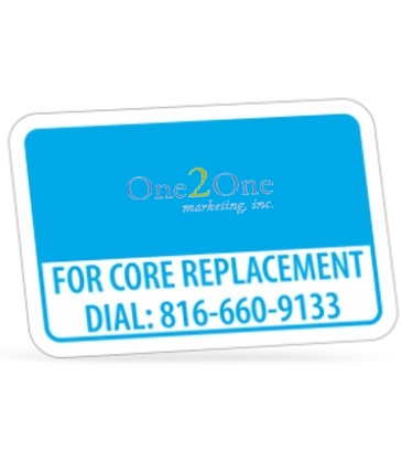 Rectangle Die Cut Labels-1" X 1 1/2"