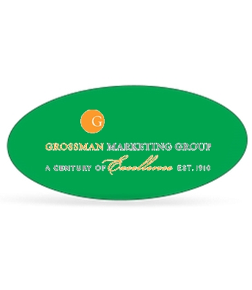 Oval Die Cut Labels-