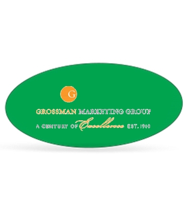 Oval Die Cut Lables-11/4" X 21/4"