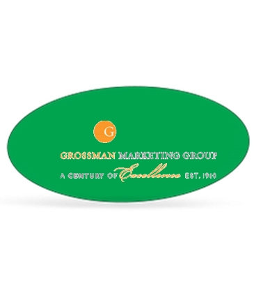 Oval Die Cut Labels-11/4" X 3"
