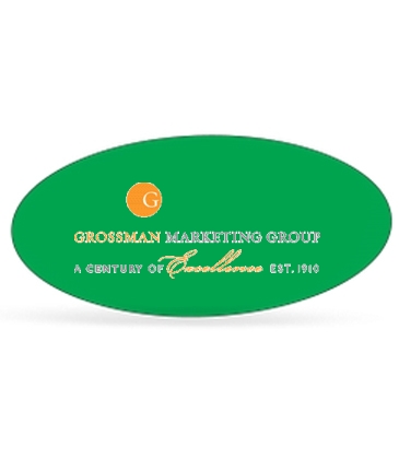 Oval Die Cut Labels-25/8" X 33/4"