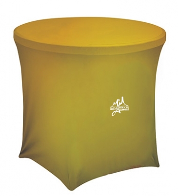 Café-Height UltraFit Round Table Throw (Full-Color Full Bleed)