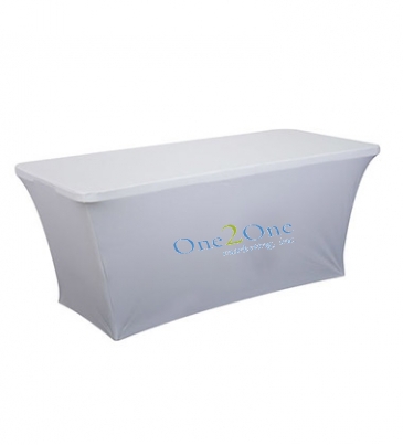 6' UltraFit Curve Table Throw (Full-Color Front Only)
