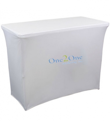 4' UltraFit Demo Table Throw (Full-Color Front Only)
