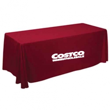 6' Value Lite Table Throw (White Imprint, 1 Location)