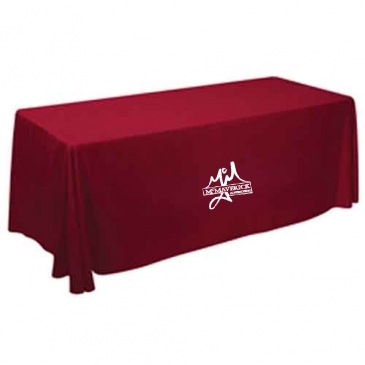 6' Value Lite Table Throw (White Imprint, 1 Location)