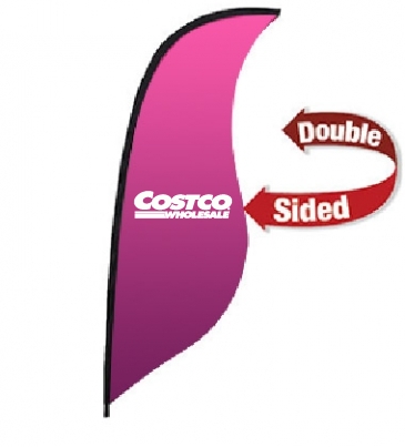 9' Premium Sabre Sail Sign Replacement Flag (Double-Sided)