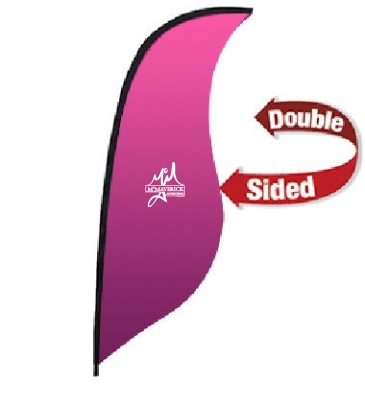 9' Premium Sabre Sail Sign Replacement Flag (Double-Sided)