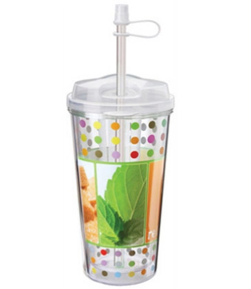 16 oz. TakeOut Tumbler Infuser - (Clear Film Insert)