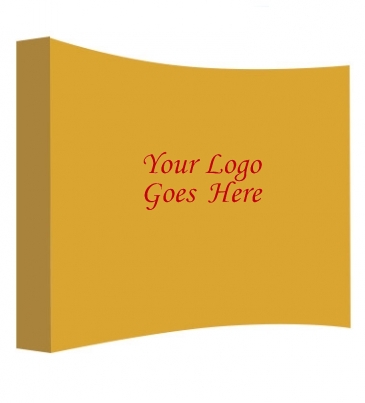 10' Curved Splash Floor Display Wrap Graphic Panel (Polyester Kni