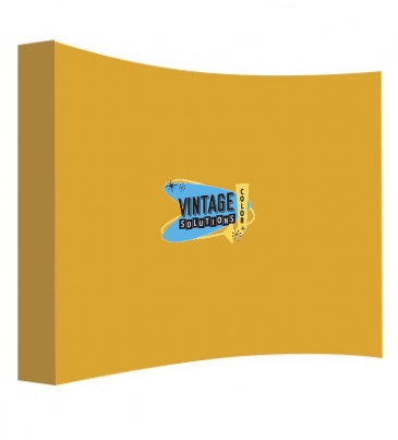 10' Curved Splash Floor Display Face Graphic Panel (Polyester Kni