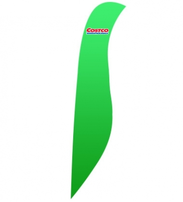 17' Premium Sabre Sail Sign Replacement Flag (Single-Sided)