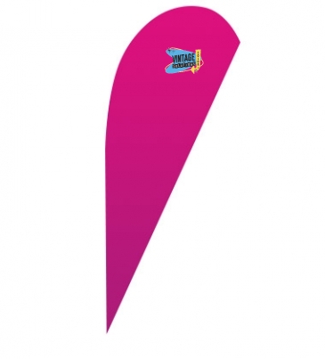 6' Premium Teardrop Sail Sign Replacement Flag (Single-Sided)