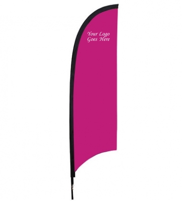 7' Premium Razor Sail Sign Replacement Flag (Single-Sided)