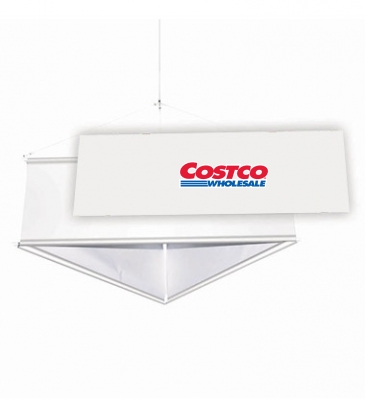 6' Three-Sided Hanging Banner Replacement Banners (Set of Three)