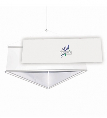 6' Three-Sided Hanging Banner Replacement Banners (Set of Three)