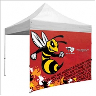 10' Tent Full Wall (Dye Sublimated, Single-Sided)