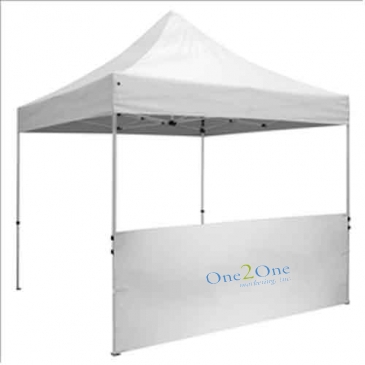 10' Deluxe Tent Half Wall Kit (Full-Color Imprint)