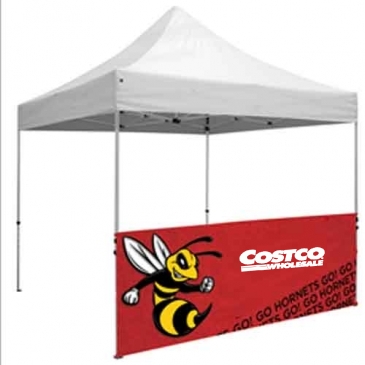 10' Standard Tent Half Wall Kit (Dye Sublimated, Single-Sided)