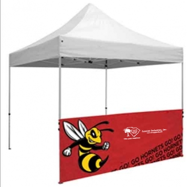 10' Standard Tent Half Wall Kit (Dye Sublimated, Single-Sided)