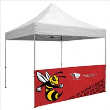 10' Deluxe Tent Half Wall Kit (Dye Sublimated, Single-Sided)