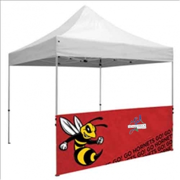 10' Deluxe Tent Half Wall Kit (Dye Sublimated, Single-Sided)