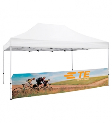 15' Tent Half Wall (Dye Sublimated, Single-Sided)