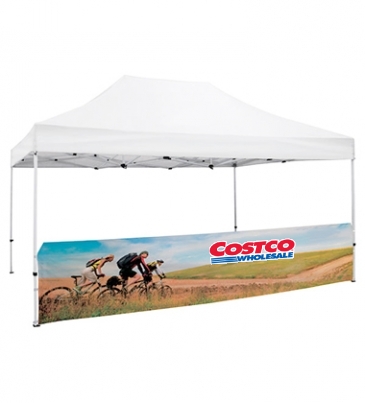 15' Tent Half Wall (Dye Sublimated, Single-Sided)