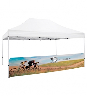15' Tent Half Wall (Dye Sublimated, Single-Sided)
