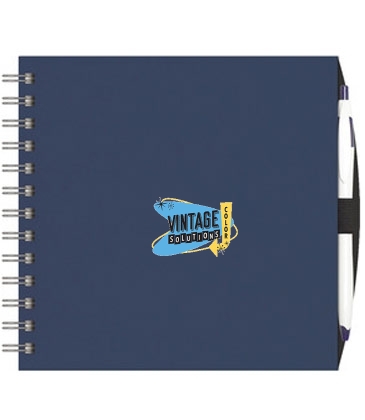 Square NoteBook with PenPort